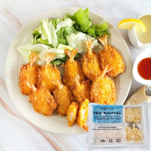 튀김 버터플라이 새우 튀김 250G 10봉 빵가루 새우튀김 안주