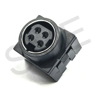 DIN-422H 쉴드X 스트레이트 4P 파워 딘 잭 POWER DIN JACK