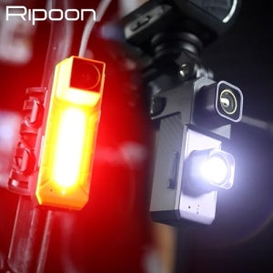 리푼 Q100 Q101 자전거 블랙박스 번들셋 전방 후방 전조등 후미등