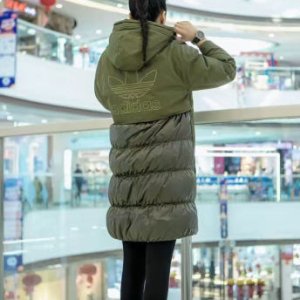 아디다스 오리지널 롱패딩 후드 원터 자켓 오리털 롱점퍼 HF1586