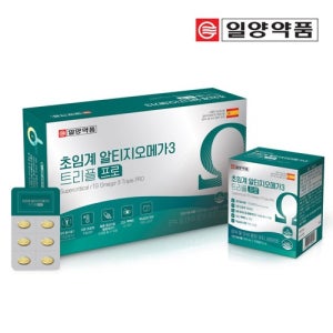 일양약품 초임계 알티지 오메가3 트리플 프로 60캡슐 2박스 2개월분
