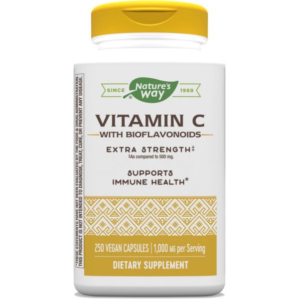 네이처스 웨이 비타민C <b>시트러스 바이오플라보노이드 컴플렉스 1000mg</b> 250베지캡슐