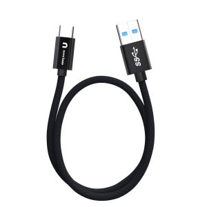 속도빠른 카플레이 케이블 아이폰 C타입 차량용 A to C 고속충전 블랙 15cm