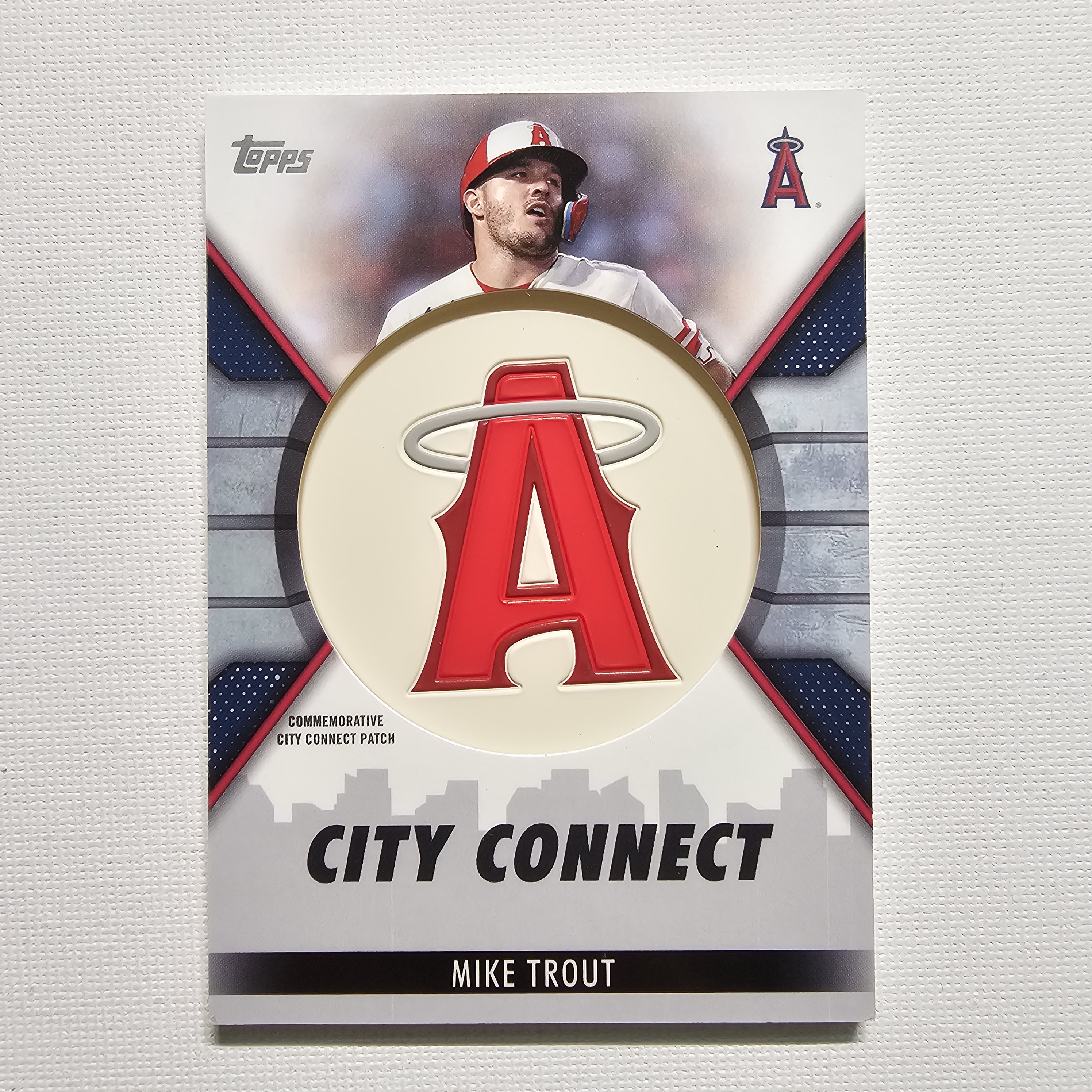 2023 Topps Series 1 City Connect Commemorative Patch Mike Trout #CC-MT Patch 마이크 트라웃 야구카드 / MLB-5