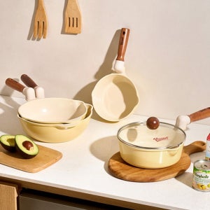 비자트 스피드 세라믹 멀티팬 국산 인덕션 깊은 후라이팬 궁중팬 24cm