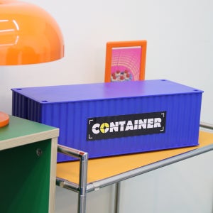 컨테이너 책상 멀티탭 전선덮개 오브제 정리함 선정리 콘센트 대형 6구 확장형 보관함