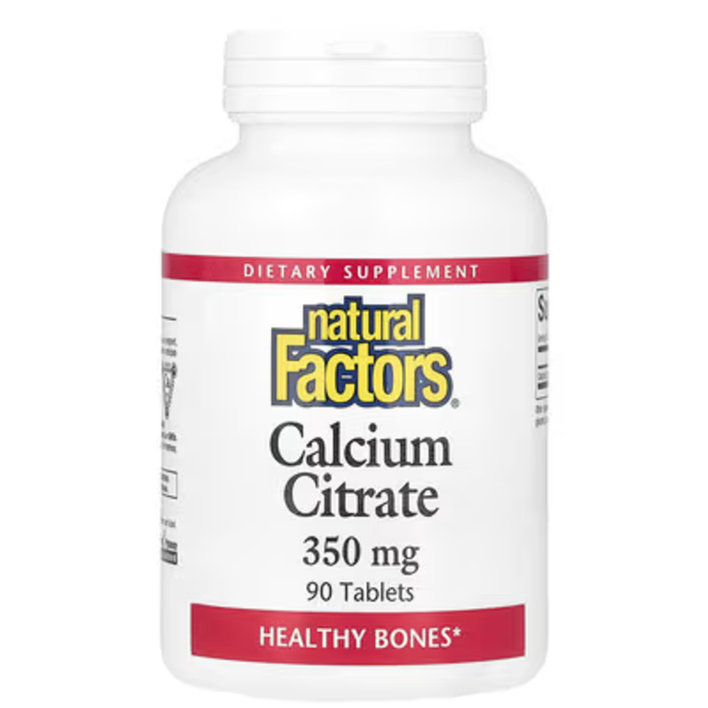 네추럴팩터스 <b>칼슘 시트레이트 350mg</b> 구연산칼슘 90정