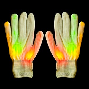 LED 스켈레톤 장갑