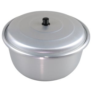 야채 나물 데치는 냄비 35 양푼 냄비 어묵 국수 면삶는 멀티팟 업소용 깊은 국 찌개 솥밥 양은 냄비 35cm, 실버