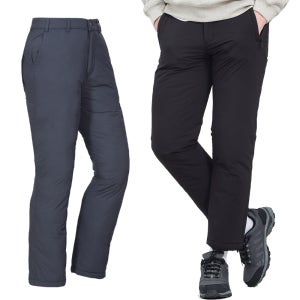 구스다운 거위털 패딩바지 일자팬츠 아웃도어 하의 겨울 B157