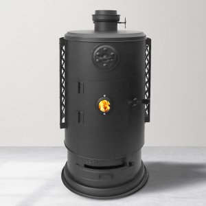 Allcook 원형 화목난로 20형/나무난로 장작난로 소각로 소각난로 캠핑난로 드렁통난로