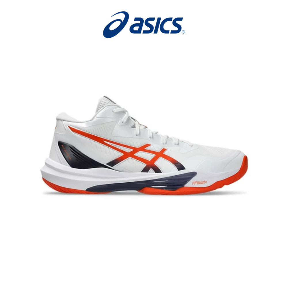 아식스 남성용 인도어 배구화 스카이 엘리트 FF MT3 화이트 레드