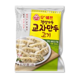 오뚜기 오쉐프 정성가득 교자만두 1.35kg x 6개 1박스