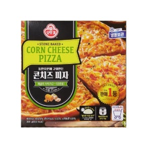 오뚜기 콘치즈 피자 300g x 6개 1박스
