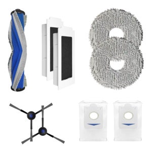 [호환]오니아니 에코백스 T30S 프로 소모품 물걸레 더스트백 필터 브러쉬 1번 세트