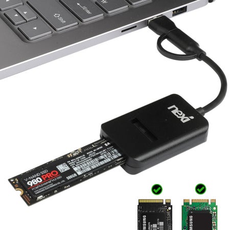 NVMe M.2 SSD 케이스 리더기 외장케이스 M키 B+M키 NGFF SATA Combo