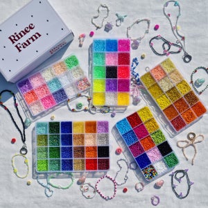 비즈 공예 재료 세트 키링 반지 팔찌 목걸이 만들기 비비드