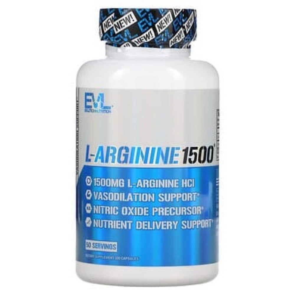 EVLution <b>Nutrition</b> L-<b>아르기닌</b>1500 1500mg 100캡슐