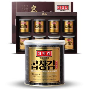 [총10개] 대천김 곱창김 캔김 30g 8캔
