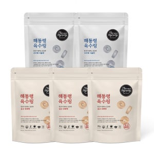 해통령 육수링 2종 (깊고 진한맛/구수한 사골맛) X5팩