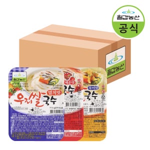 칠갑농산 우리쌀국수 매운 멸치 북어맛 9+9 1박스 (18개입)