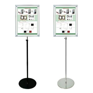 출력물 자석액자 배너(APS-1200B / APS-1200CP) 백색 흑색펄판넬 A4 B4 A3 포스터 거치대