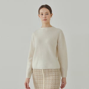 [니티드바이] 홀가먼트 에어울 소프트 라운드넥 니트 (데일리/여성겨울니트)