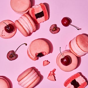 고식이섬유 뚱카롱 체리블라썸, 50g, 4개