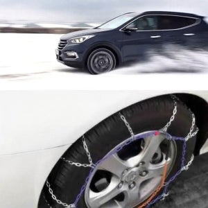 현대모비스 사슬 스노우 체인 간편 스노체인 차량용 눈길