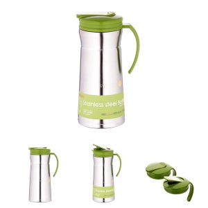 국산 스텐 304 물병 가정용 업소용 냉장고물병 손잡이 물통 1300ml