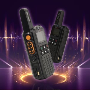 2대세트 고성능 디지털 생활무전기 Nano-Q7 병원 행사 스키장 골프장 레저 업소용