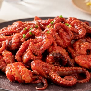 불소반 쭈꾸미 3단계매운맛 양념 쭈꾸미 볶음 캠핑 밀키트 순한맛, 300g, 1개