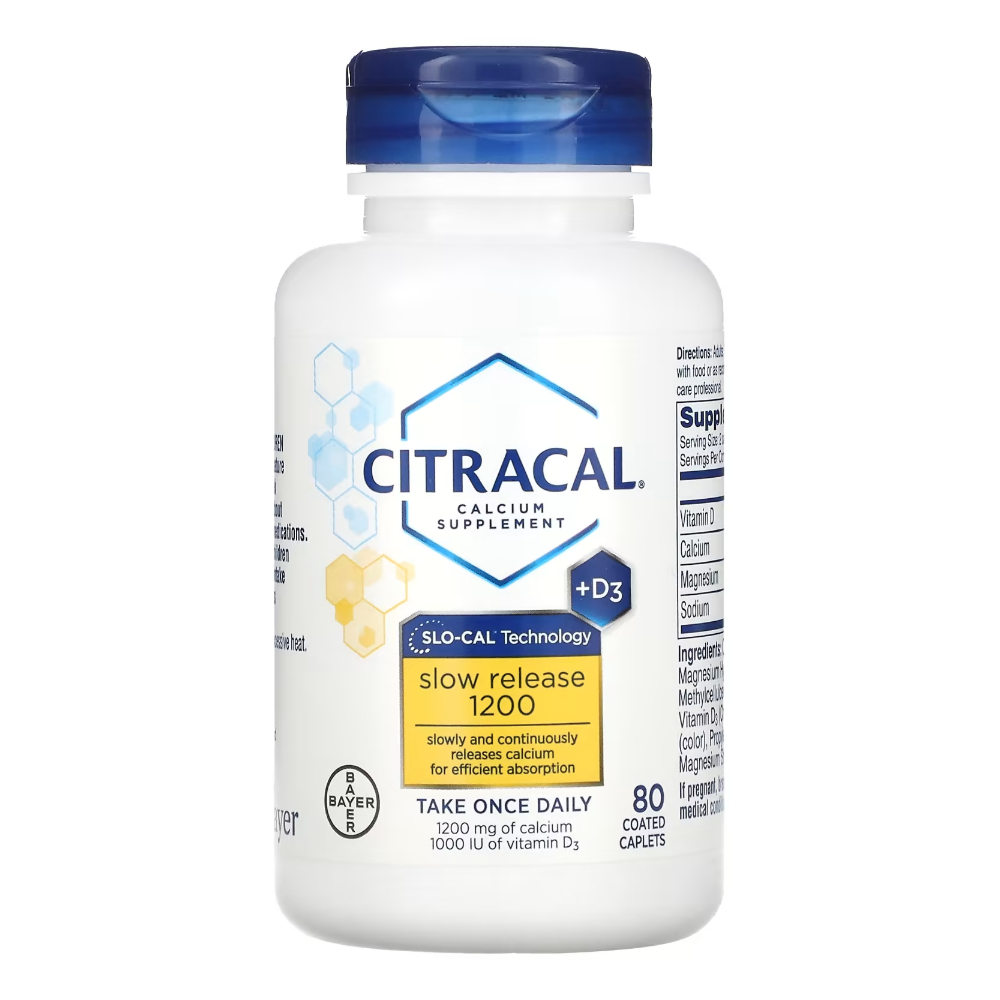 <b>Citracal 칼슘</b> 1200mg 마그네슘 비타민D3 콜레칼시페롤 80정