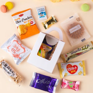 든든한 풍성한선물 간식 상자 / 어린이집 유치원 학교 회사 교회 단체 과자세트