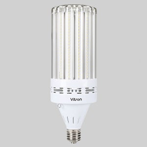 비츠온 LED 램프 전구 보안등 투명 E39 100W, 주광색