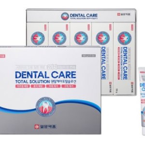 일양약품 덴탈케어 토탈솔루션 치약 150g 5개 잇몸 시린이 미백 충치 치약