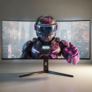 크래프티스 CR40WU60C 101cm(40인치) LG NANO IPS 패널 5K WUHD 울트라 와이드 커브드 모니터