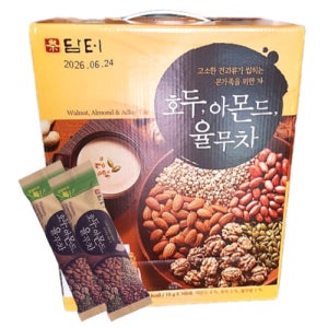 담터 호두 아몬드 율무차 호박씨 땅콩 스틱 18g 160개 2박스