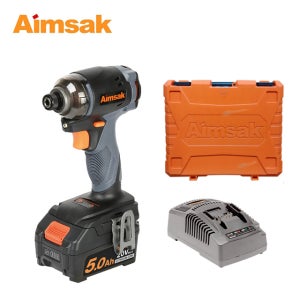 아임삭 충전 전동 임팩 드릴 드라이버 20V BL18M705 5.0Ah 1개 세트