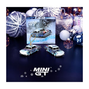 MINI GT 링컨 카프리 2024 크리스마스 오너먼트 2개세트 한정판 64스케일 다이캐스트 자동차