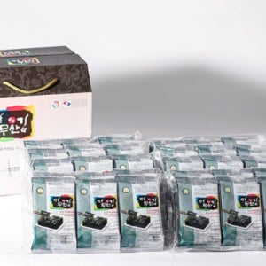 장흥무산김 유기 도시락 조미김 30봉 선물세트