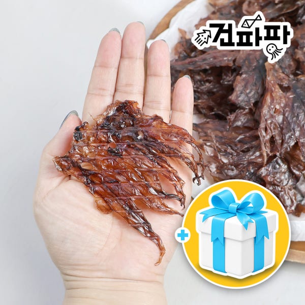 납작 숏다리 오징어다리 오징어간식 250g
