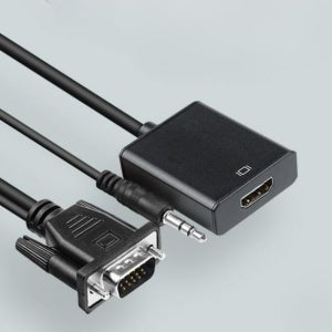 VGA 스테레오 to HDMI 신호 변환 컨버터 영상 RGB 변환기