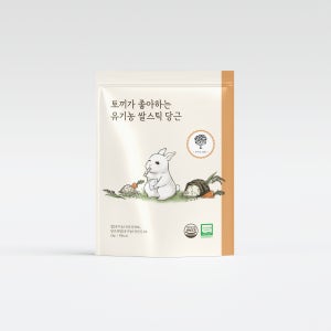 [앨리스] 토끼가 좋아하는 유기농 쌀스틱 아이 간식 떡벙 쌀과자 당근, 25g, 1개