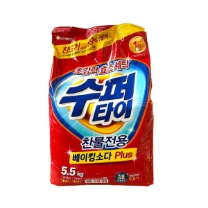 LG생활건강 수퍼타이 찬물전용 세탁세제 5.5KG