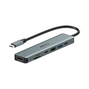 [이지넷유비쿼터스] 유지몬 7in1 USB C타입 4K HDMI 멀티포트 허브