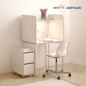 SK568 LED 집중력 공부 칸막이 서랍 책상 세트 800 HI