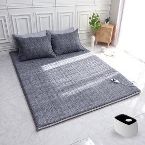 누빔 전기장판 옥매트 온수매트 커버 까메오 다크그레이 S