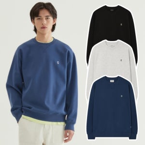 커버낫 맨투맨 스몰로고 C로고 캐주얼 크루넥