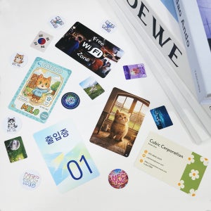 NTAG 215 NFC 215 카드 인쇄 전자명함 프린트 제작 213 216